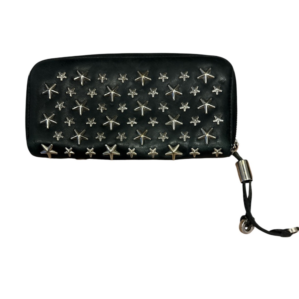 Jimmy Choo Black and Silver Studded Tote Bag & Wallet Set - Picture 8 of 9